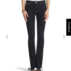 NWOT White House Black Market Skinny Flare Jean